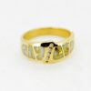 Ladies Gold Quartz & Diamond Ring  RL882D8Q