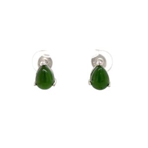 Jade Post Earrings