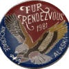 1981 Official Fur Rondy Collector Pin - Rondy Value Listing $148.00