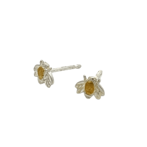 Gold Nugget, Baby Bee, Earrings, Alaska Mint, ER-530-SS, $110