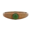 Jade Square 18k Gold Ring, Alaska Mint