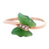 Jade Butterfly Rose Gold Ring, Alaska Mint