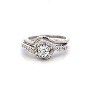 Estate Lady's Diamond Wedding Set 071862