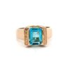 Estate Lady's Blue Topaz Ring 075826