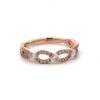 Estate Lady's Rose Gold & Diamond Ring 075864