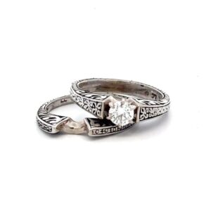 Estate Lady's Wedding Set 5997