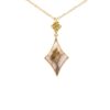 Nugget & Gold Quartz Pendant P3307-GQ