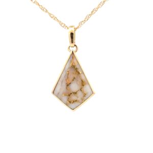 Gold Quartz Pendant P2834-GQ