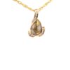 Gold Quartz Pendant PDL106SD32
