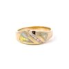 Gold Quartz & Diamond Ladies Band RL1068DQ