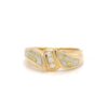 Gold Quartz & Diamond Ladies Ring RL978DQ