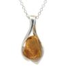 Sterling Silver & Gold Nugget Pendant PN602NSSX