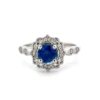 Platinum & Kyanite Ladies Estate Ring 071892