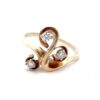 14K Diamond Ladies Estate Ring 078221