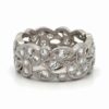Lady's Estate Platinum & Diamond Band 078337