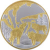 Northern Lights & Wolves Medallion