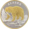 2 Ounce Grizzly Bear Medallion