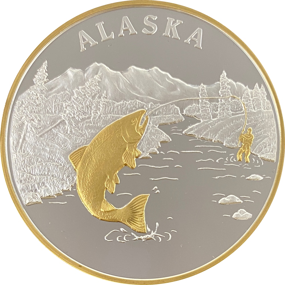 2 Ounce Sport Fishing Medallion