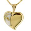 Gold Quartz Pendant