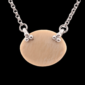 Ivory Oval Pendant