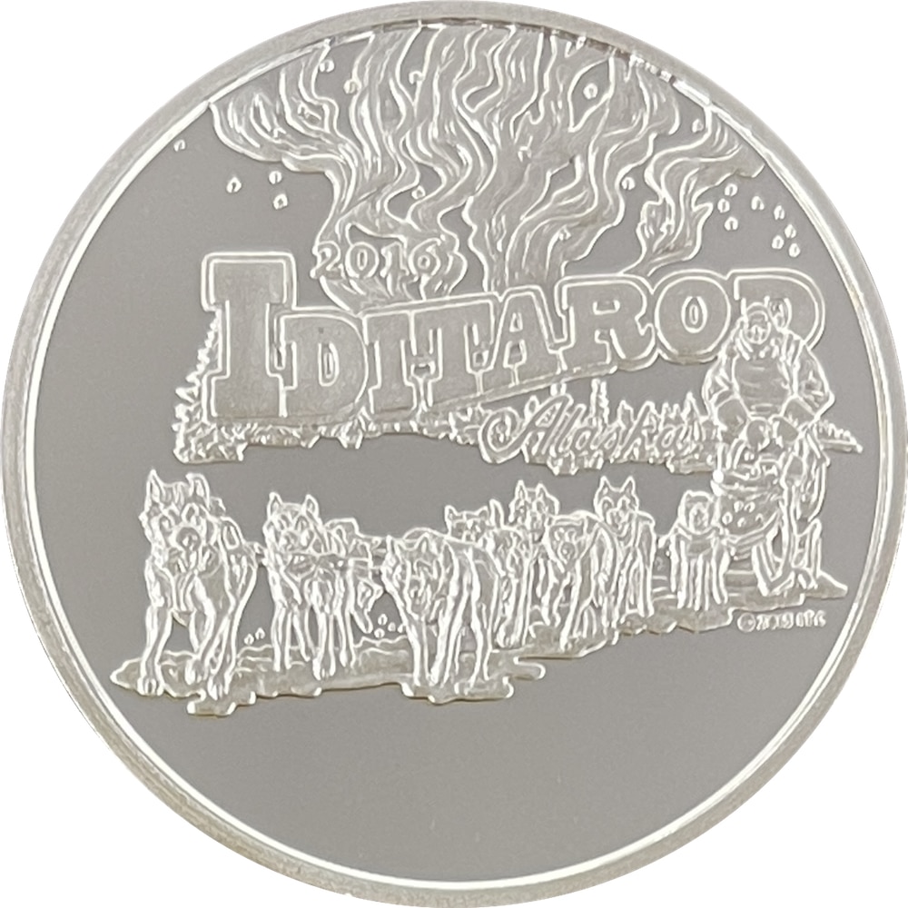 2016 Official Iditarod Medallion - Image 3