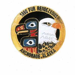 1990 Official Fur Rondy Collector Pin - Rondy Value Listing $98.00
