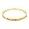 2mm Men's Gold Nugget Ring, Alaska Mint