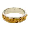 Mens, 6m, White Gold, Nugget Ring, Alaska Mint