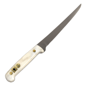 13" Moose Antler Handle Fillet Knife, Alaska Mint