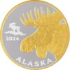 2024 Official State of Alaska "Bull Moose" Medallion