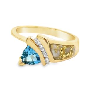 This gold quartz ring is one to add to your jewelry collection