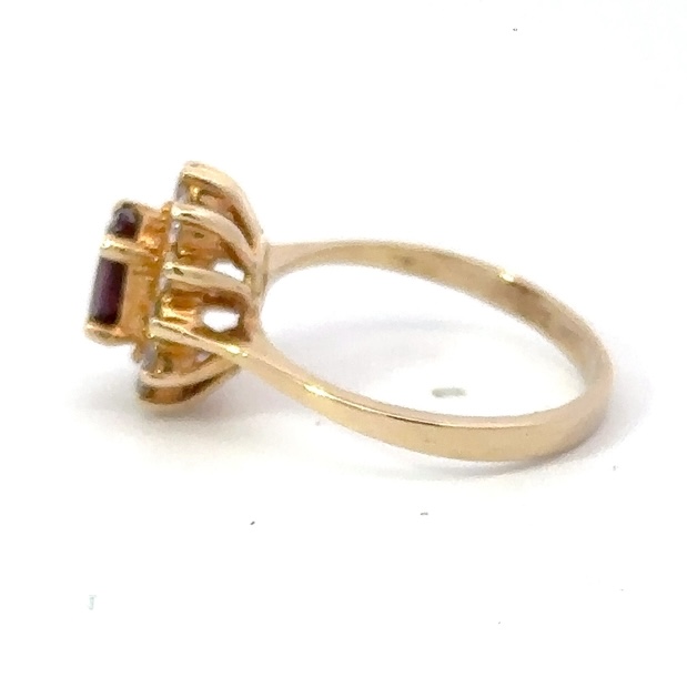 Estate Ruby & Diamond Ring 071362 - Image 4