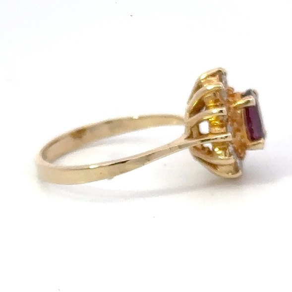 Estate Ruby & Diamond Ring 071362 - Image 2
