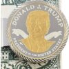 Money Clip with 1 oz. President Trump Medallion