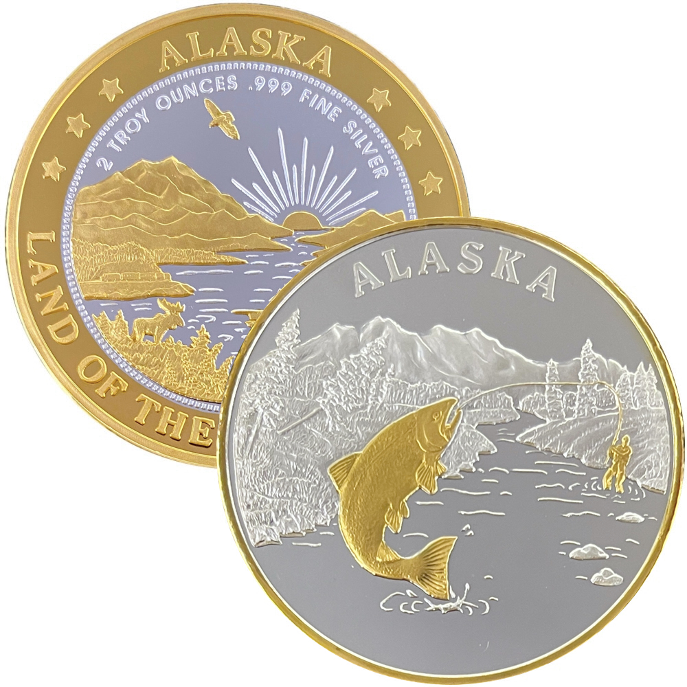 2 Ounce Sport Fishing Medallion - Image 2