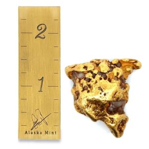 126.8 Gram Natural Gold Nugget from Alaska