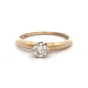 Estate Lady's Diamond Solitaire Ring 090513
