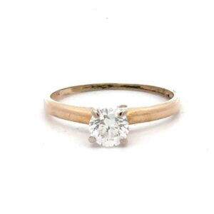 Estate Round Brilliant Diamond Engagement Ring 518262