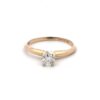 Estate .24 Carat Natural Diamond Solitaire Ring 071214