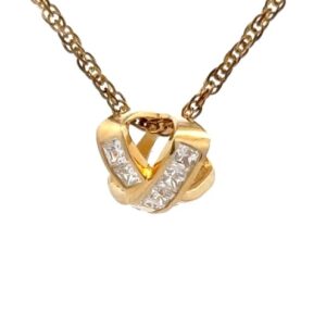 Estate Pendant with Cubic Zirconia 071954