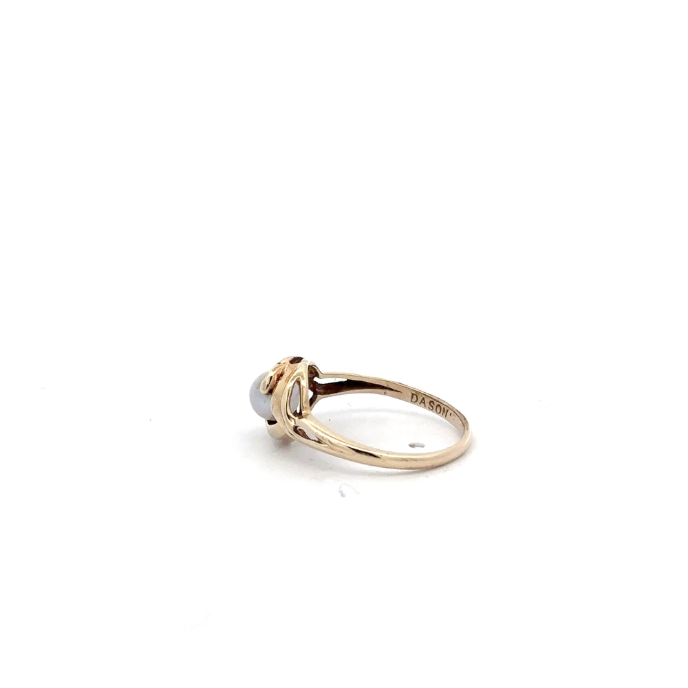 Estate Lady's Natural Pearl Ring 072076 - Image 4