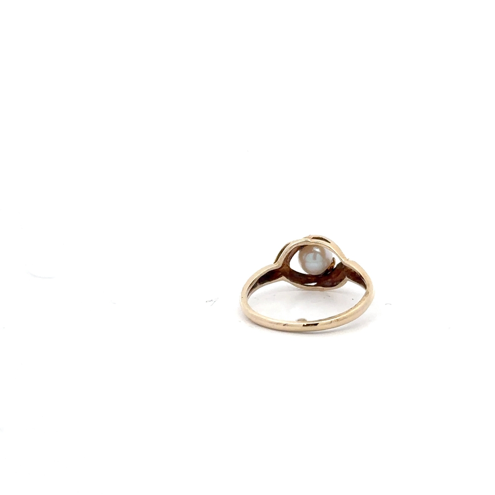 Estate Lady's Natural Pearl Ring 072076 - Image 3