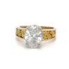2.79ct Lab Grown Diamond In 14K Yellow Gold With Nuggets RL157E2.79LG
