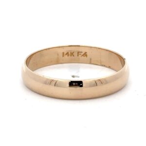 Mens Gold Estate Band 071751