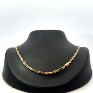 14k 2.5mm Fancy Rope Estate Chain 20" 078046