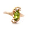 Ladies Estate Peridot Ring 090133