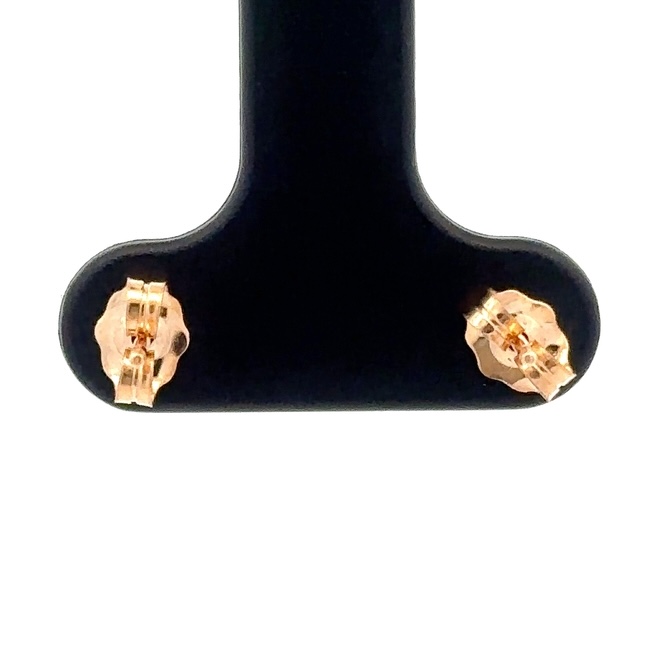 Gold Nugget Post Earrings E9 - Image 3
