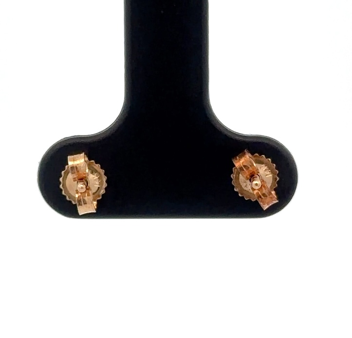 Gold Nugget Post Earrings E8 - Image 3