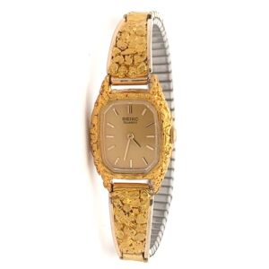 Seiko Womens Gold Nugget Watch 071853
