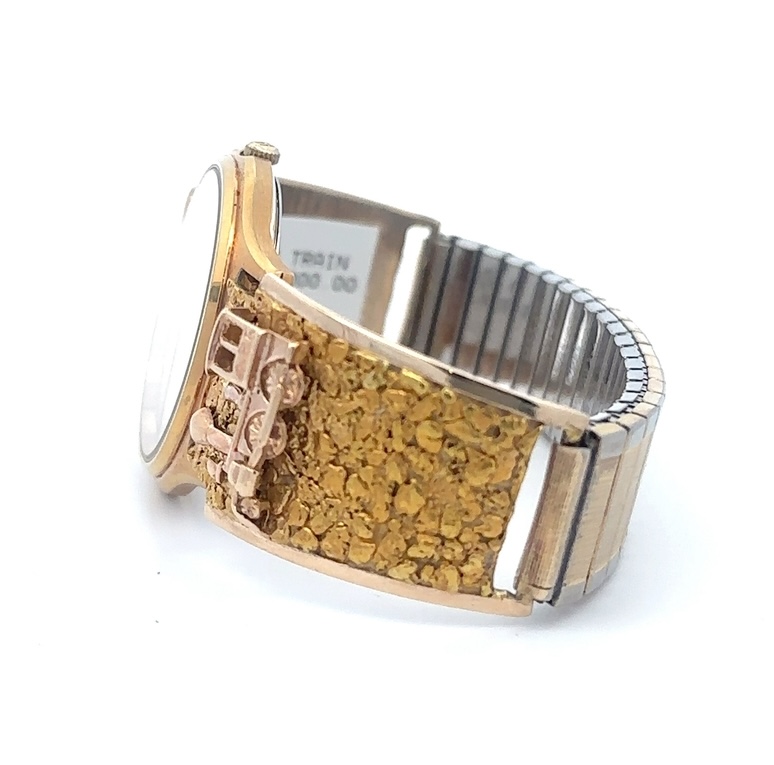 Custom Hamilton Masonic Gold Nugget Watch 075831 - Image 3